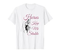 Amoureux du Cheval équitation Love Chevaux Keep Me Stable T-Shirt