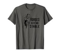 Amoureux du Cheval équitation Love Chevaux Keep Me Stable T-Shirt