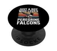 Amoureux du Faucon Pèlerin, Observation des Oiseaux, Oeuvre PopSockets PopGrip Adhésif