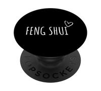 Amoureux du Feng Shui pour Hommes et Femmes, Harmonie, équilibre énergétique, Maison, Zen PopSockets PopGrip Adhésif