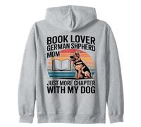 Amoureux du Livre Berger Allemand Maman Chapitre avec Mon Chien Sweat à Capuche