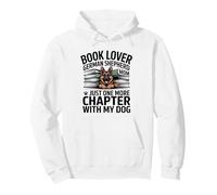 Amoureux du Livre Berger Allemand Maman Chapitre avec Mon Chien Sweat à Capuche
