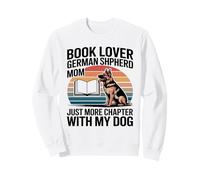 Amoureux du Livre Berger Allemand Maman Chapitre avec Mon Chien Sweatshirt