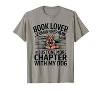 Amoureux du Livre Berger Allemand Maman Chapitre avec Mon Chien T-Shirt