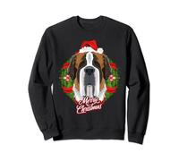 Amoureux du Saint-Bernard I Joyeux Noël Saint-Bernard Sweatshirt