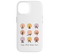 Amoureux du Yoga Mind Body Soul Coque pour iPhone 14