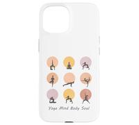 Amoureux du Yoga Mind Body Soul Coque pour iPhone 15