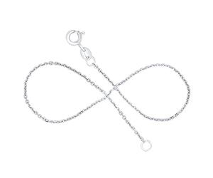 Amours, Bisous & Calins - Chaîne Forçat Petit Modèle Argent 925 - Plusieurs Longueurs Disponibles - S'adapte sur tous les Pendentifs AMOURS BISOUS ET CALINS - Bijou Enfant