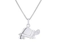 Amours, Bisous & Calins - Pendentif MA PETITE TORTUE - Argent 925-100% Anallergique - pour Enfants de 2 à 12 ans - Bijou Enfant