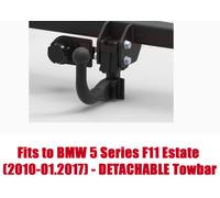 Amovible Barre de Remorquage Pour BMW 5 F11 Break (2010-17) & 7 Broche Relais