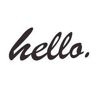 Amovible Bonjour Anglais Lettres Mur Autocollant Chambre Chambre Home Decal Decal Décor De Bonne QualitéDurabilité