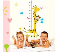 Amovible Girafe Singe Enfants Hauteur Autocollants Stickers Muraux Pour Chambres D'Enfants Chambre Art Décor À La Maison Adesivo De Parede