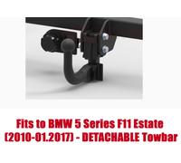 Amovible Remorquage Barre Pour BMW 5 F11 Break (2010-17) & 13 Pin Bypass Kit