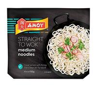 Amoy Droite Wok De Nouilles Moyennes 4 X 150G - Paquet de 2