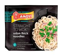 Amoy droite Wok Udon Nouilles épaisses (2 par paquet - 300g) - Paquet de 6