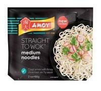 Amoy Straight to Wok Nouilles moyennes 12 x 2 x 150 g