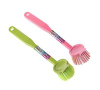 AMOYER 1 Pcs Vaisselle Brosse à Long Manche Vaisselle Brosse de Nettoyage Pot Can Cuisine Outils Couleur aléatoire