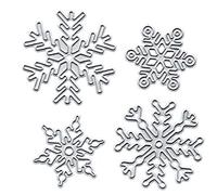 Amoyer 1 Set De Noël Flocon De Neige De Coupe Die Métal Embosser Pochoirs pour DIY Scrapbooking Album Stamp Papier Carte Artisanat Décor