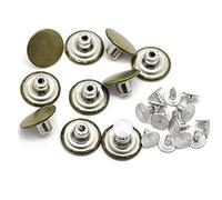 AMOYER 10Pcs Remplacement en métal Jeans Boutons Kit