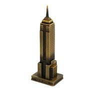 AMOYER 18cm Décoration Modèle Bronze Empire State Building American Metal Figurine World Famous Landmark Architecture