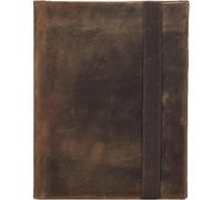 AMOYER Portfolio De Carnet en Cuir pour B5 Book Travel Folder Folder Office School Stationery Supply Conference Folder