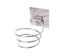 AMOYER Sèche-Cheveux Porte-Ventilateur Organisateur adhésif Mural Clou sans Aucun perçage en Spirale en Acier Inoxydable Support pour Salle de Bains