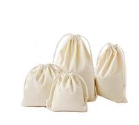 Amoyie - Lot de 4 Sac Organiseurs de Bagage, Petit Sacs Rangement, Tissu Pochettes pour Enfants Petit Objet, Voyage Accessoires, Cosmétiques Chaussettes