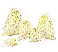 Amoyie - Lot de 6 Sac Organiseurs de Bagage, Petit Sacs Rangement, Tissu Pochettes pour Enfants Petit Objet, Voyage Accessoires, Cosmétiques Chaussettes