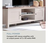 auna AMP-2 DG Amplificateur HiFi stéréo & karaokße 2x50W RMS , Bluetooth / USB G