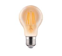 Amp. filament LED, E27, 400lm 4W, amp. incand. vintage, blanc chaud
