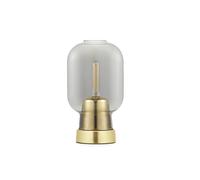 Amp Lampe à Poser Gris/Laiton