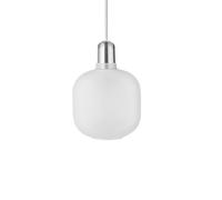 Amp Petite Suspension Blanche/Zinc