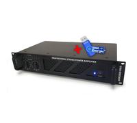 AMP2000-MKII - IBIZA - Amplificateur de sonorisateur professionnel de 2x1500W + Clé USB 32G