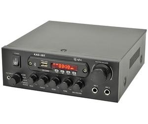 AMP21 KAD-2BT Amplificateur stéréo numérique Multifonction avec Lecteur multimédia Bluetooth 55 W, entrée USB et SD et récepteur FM 3,5 mm