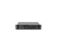 Ibiza - AMP300-MKII - Amplificateur de sonorisateur professionnel de 2x240W avec entrées RCA/Jack et sorties Speakon/Bornier - Rackable 19” - Noir