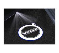 AMPACO 2 pcs Car Projecteur de Logo, pour Volvo XC60 XC40 XC90 S60 S90 V60 V40 LED Voiture Interieur Accessoires Lumière de Bienvenue de Porte de Voiture,C