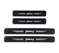 AMPACO 4pcs Carbone Fibre Car Door Sill Stickers, pour Suzuki Jimny Protection Seuil Porte de Voiture
