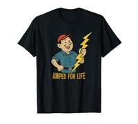 Amped for Life Funny Electrician Brotherhood T-Shirt