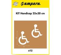 Ampere Kit de pochoirs KIT Handicap 25 cm x 30 cm, 3495882410028