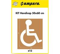 Ampere Kit de pochoirs KIT Handicap 50 cm x 60 cm, 3495882410127