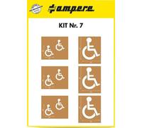 Ampere Kit de pochoirs KIT Handicap 60 cm & 30 cm, 3495882410110