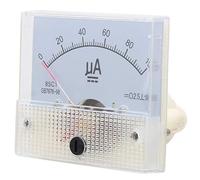 AmpèRemèTre à Pointeur CC, 85C1 DC 0 à 100UA Type de Pointeur AmpèRemèTre Instrument de Mesure de Panneau de Courant Analogique