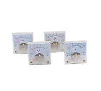 Ampèremètre analogique 91C4 DC, 1A 2A 3A 5A 10A 20A 30A 50A 100A 200A 300A 500A, panneau, pointeur mécanique, Type ampèremètre, compteur de courant(10A)