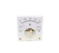 Ampèremètre analogique 91C4 DC 1A 2A 3A 5A 10A 20A 30A 50A 100A 200A 300A 500A, panneau, pointeur mécanique, Type ampèremètre, compteur de courant(20A)