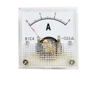 Ampèremètre analogique 91C4 DC 1A 2A 3A 5A 10A 20A 30A 50A 100A 200A 300A 500A, panneau, pointeur mécanique, Type ampèremètre, compteur de courant(10A)