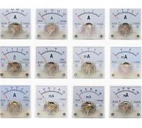 Ampèremètre analogique 91C4 DC, 1mA, 5mA, 10mA, 30mA, 1A, 2A, 3A, 5A, 10A, 20A, 30A, 50A, panneau, pointeur mécanique, Type ampèremètre, compteur de courant(0-200mA)