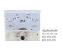 Ampèremètre Analogique à Aiguille 85C1-A CC 0~300 MA, Caractères Noirs sur Fond Blanc, pour Armoire de Distribution électrique