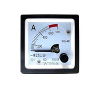 Ampèremètre analogique Ampèremètre SQ-48 AC, type surcharge, gamme de mesure analogique, panneau 48x48 mm(250A(5A))