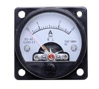 Ampèremètre analogique CA 0-3 A, mesure du courant, noir