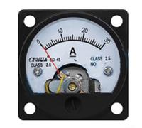 Ampèremètre analogique CC, ampèremètre CC de type pointeur, ampèremètre analogique très sensible, compteur de courant (DC 1 A)